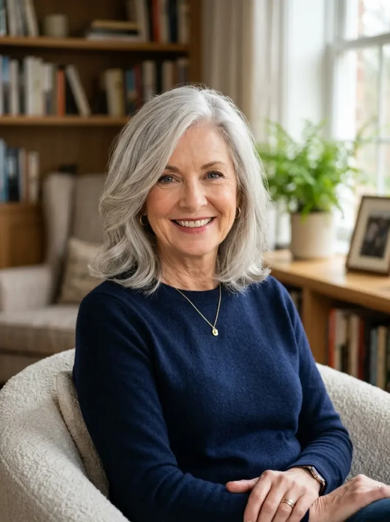 Long Bob with Side Part