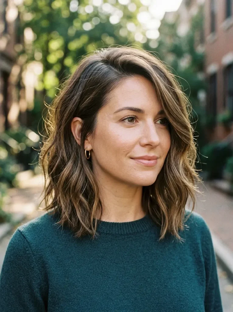Long Bob with Side Part