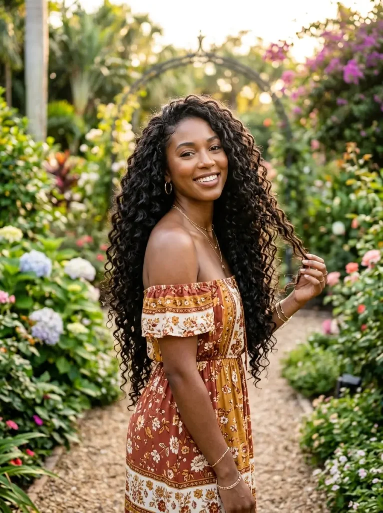 Long Goddess Curls