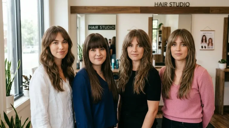 Long Haircuts with Bangs for Every Face Shape