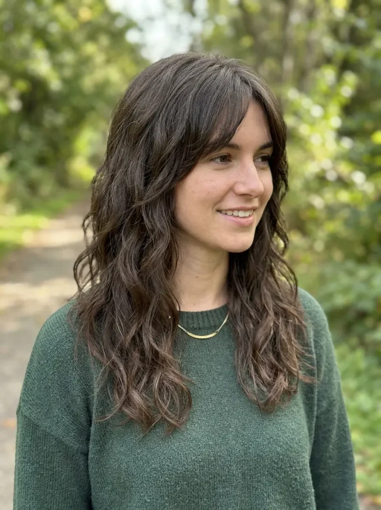 Long Layered Haircut for Wavy Hair