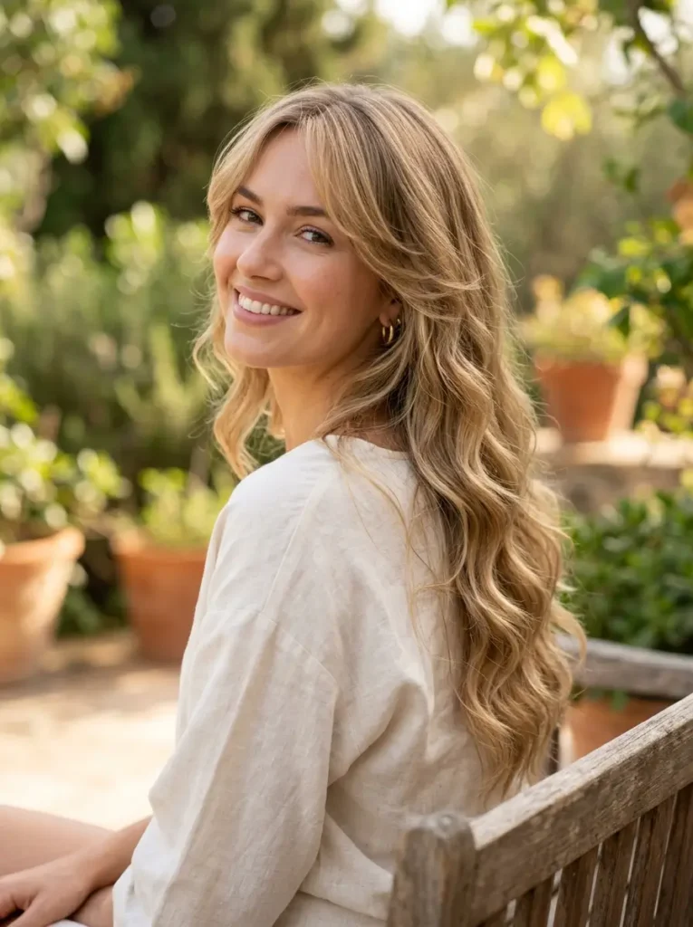 Long Layered Haircut with Soft Waves
