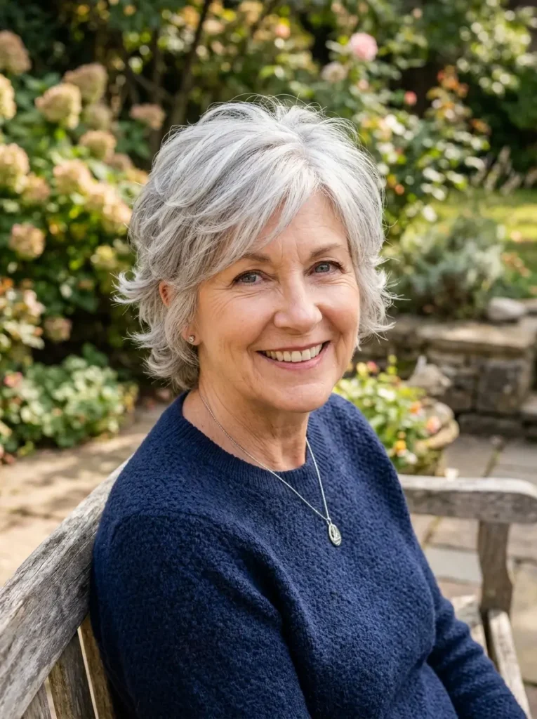 Long Pixie for Women Over 60
