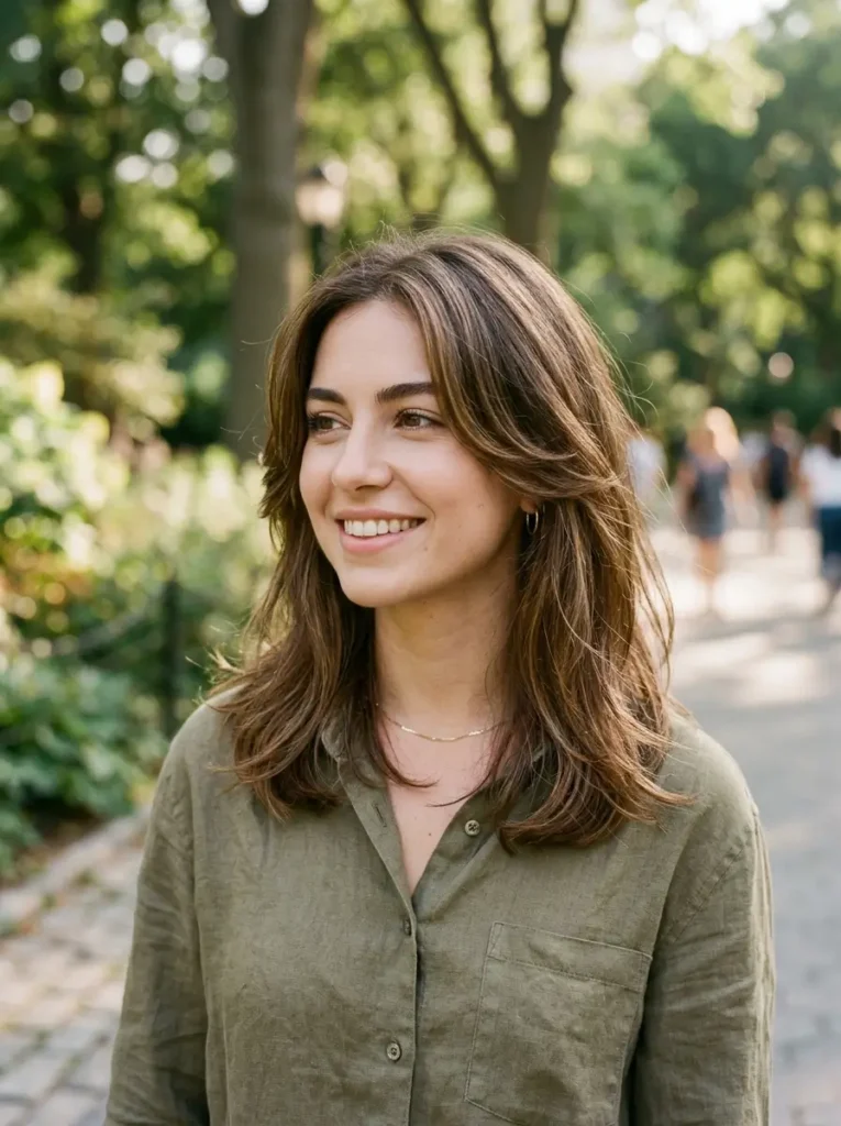 Low-Maintenance Subtle Face Framing Layers