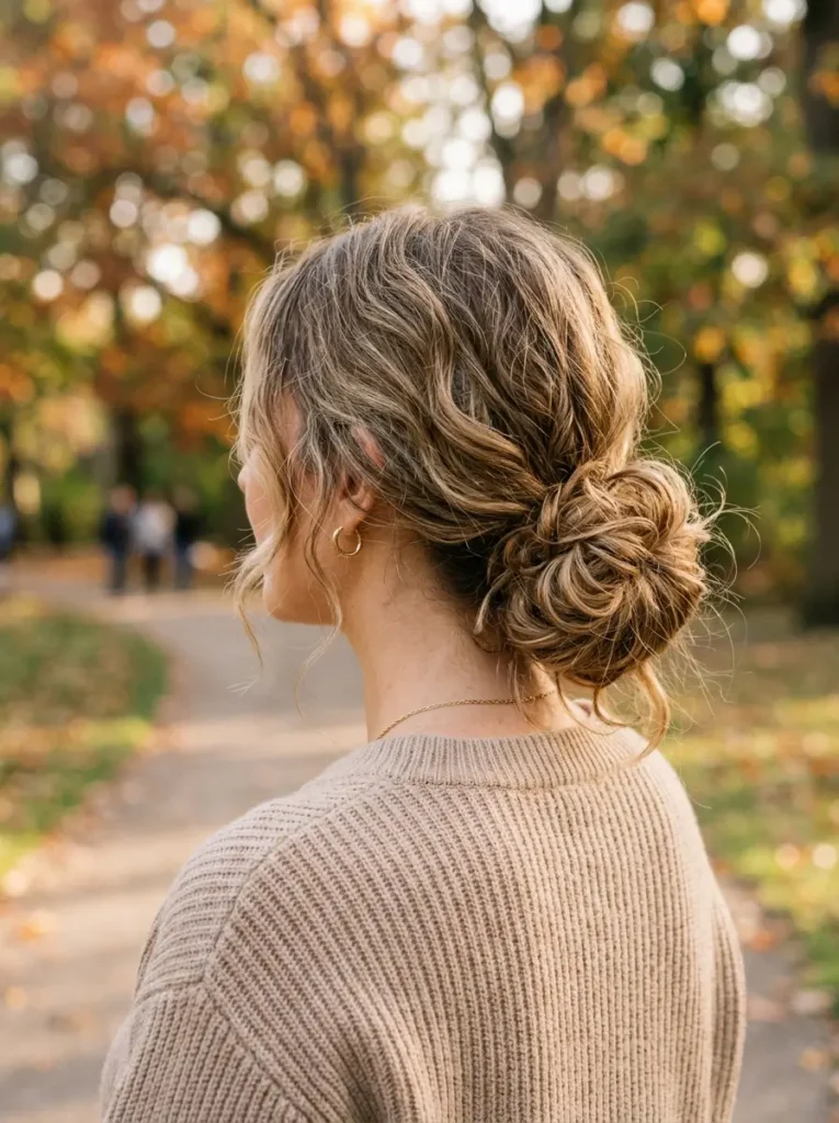 Low Messy Bun