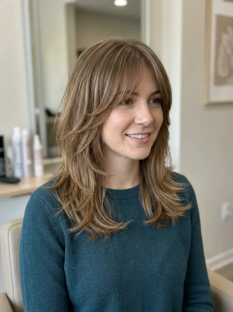Medium Feathered Cut