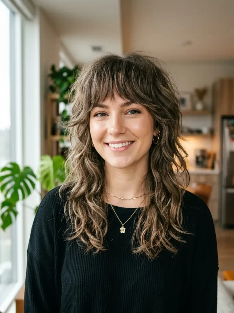 Medium Layered Wolf Cut