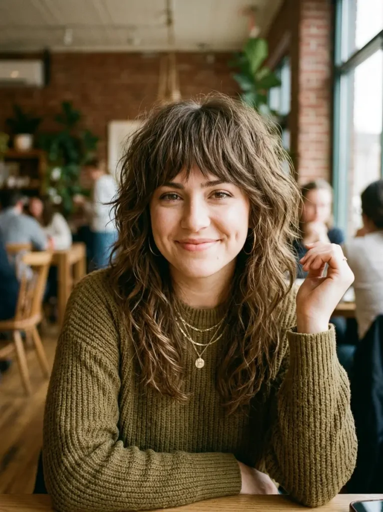 Medium Shag With Bangs