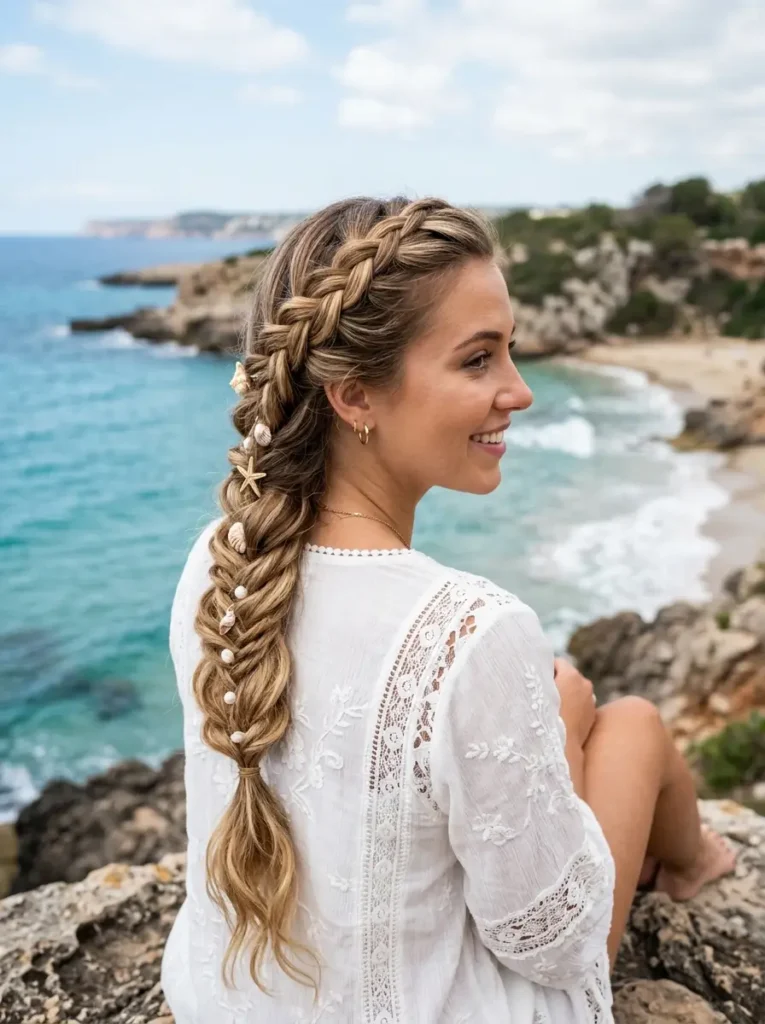 Mermaid Braid Hairstyle
