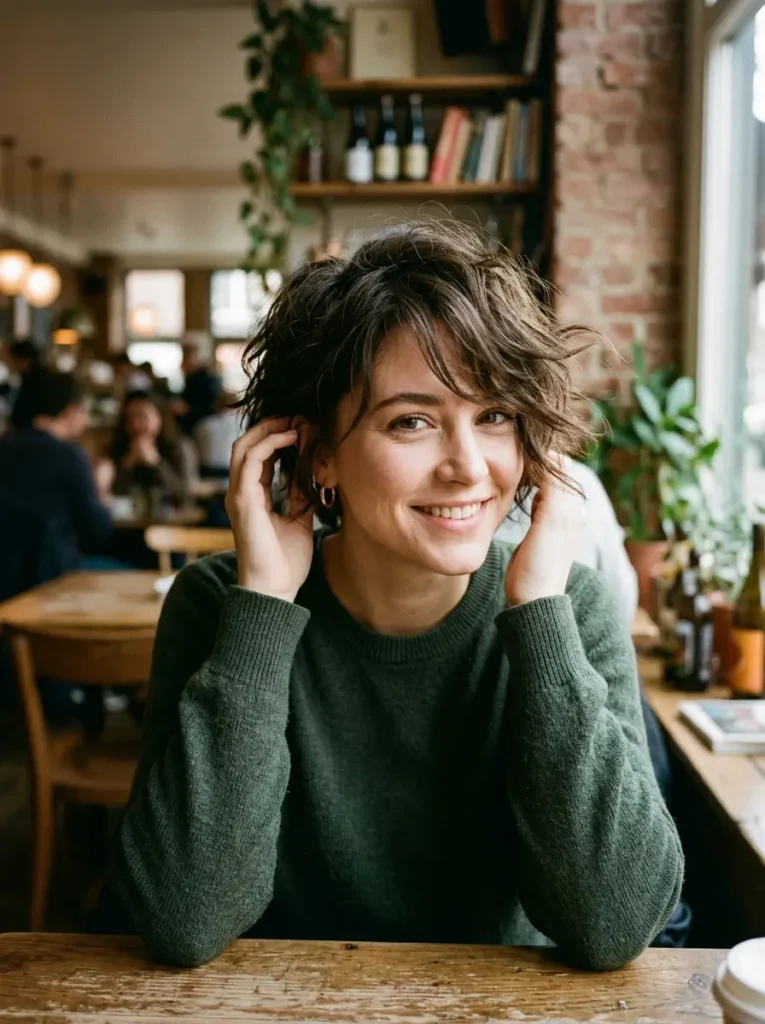 Messy Pixie Bob Haircut