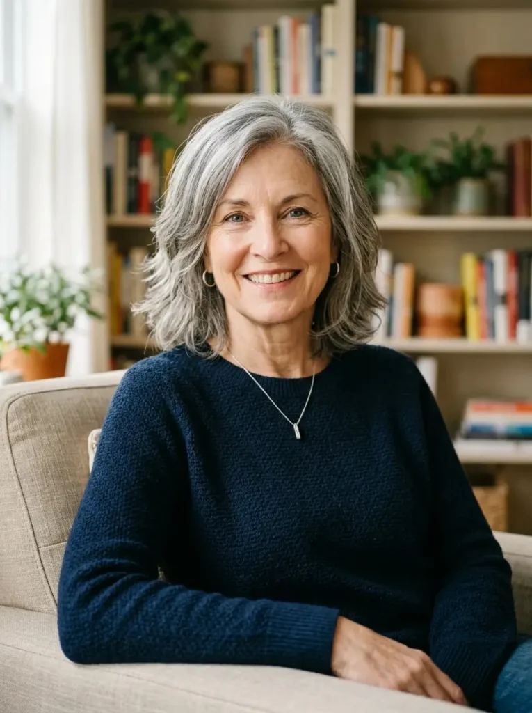 Natural Gray Shoulder Cut