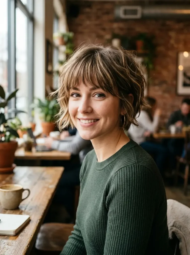 Pixie Bob Haircut With Bangs