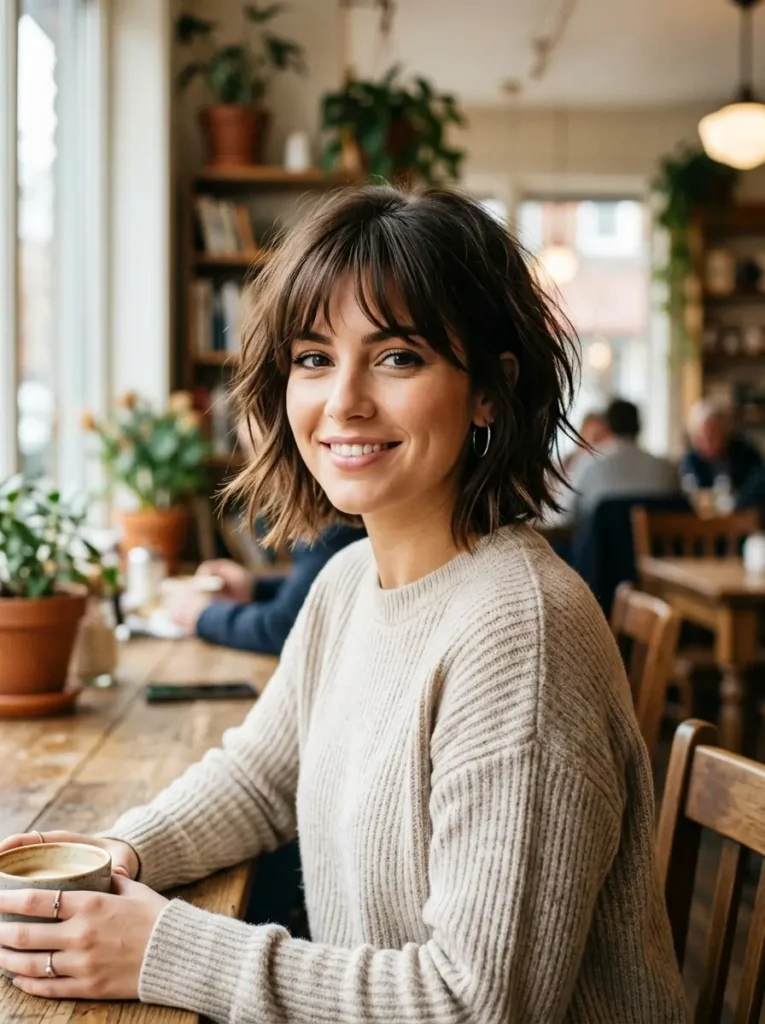 Razored Bob With Wispy Bangs