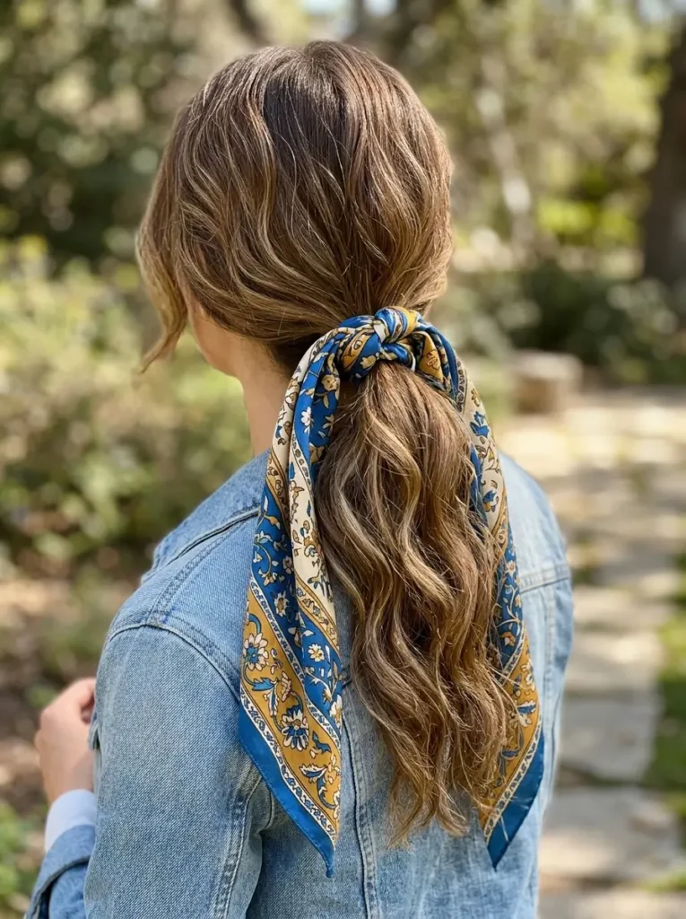 Scarf Ponytail