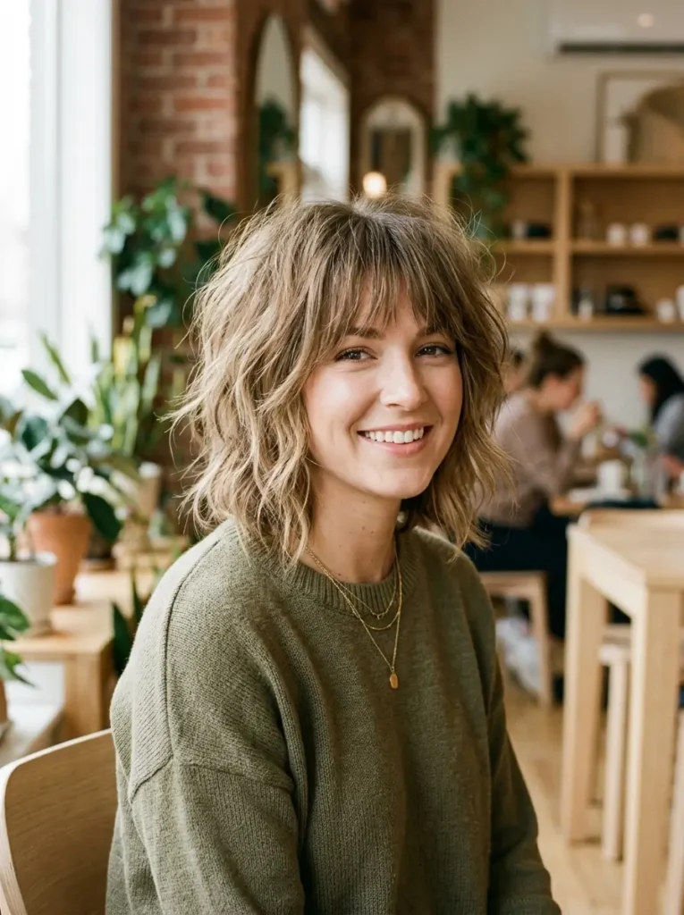 Shaggy Bob for Fine Hair