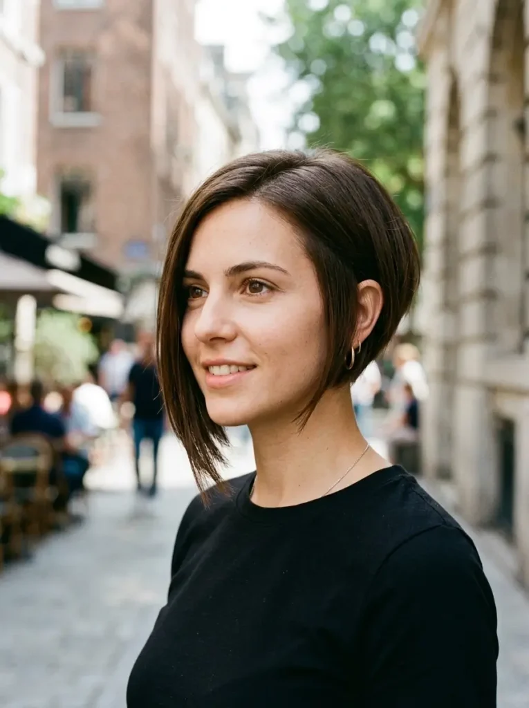 Short Asymmetrical Bob
