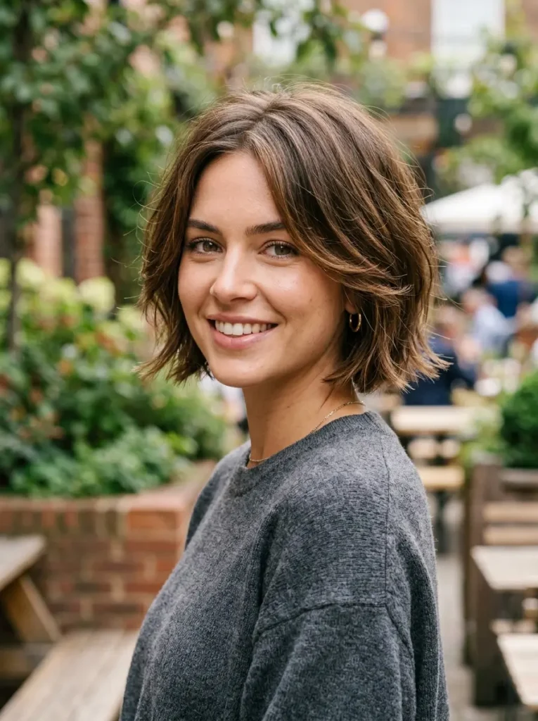 Short Bob with Micro Layers