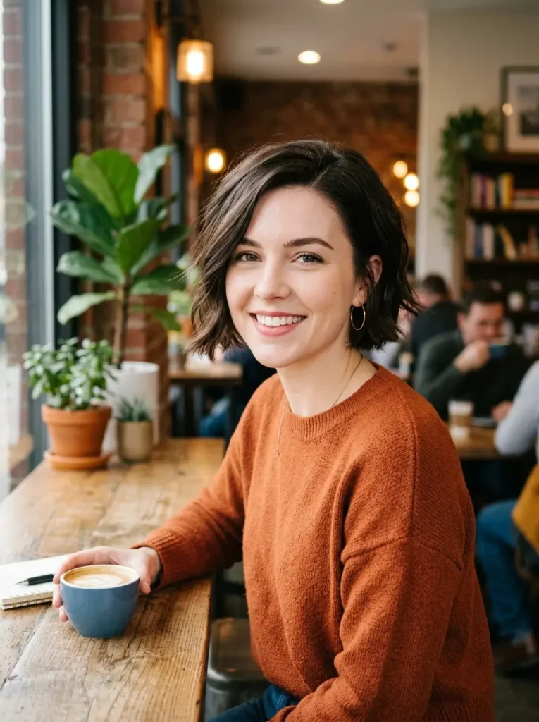 Short Bob with Side Part