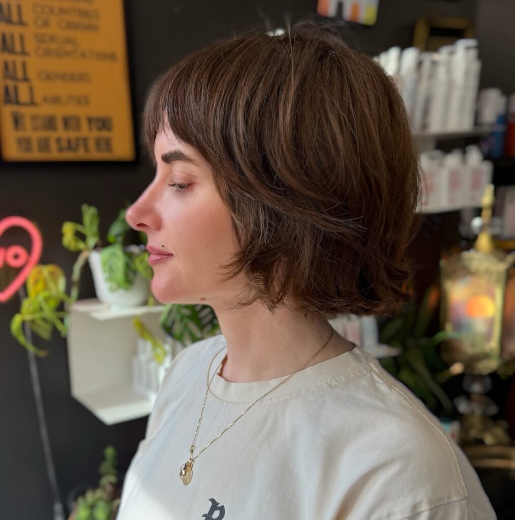 Short Bob with Wispy Bangs