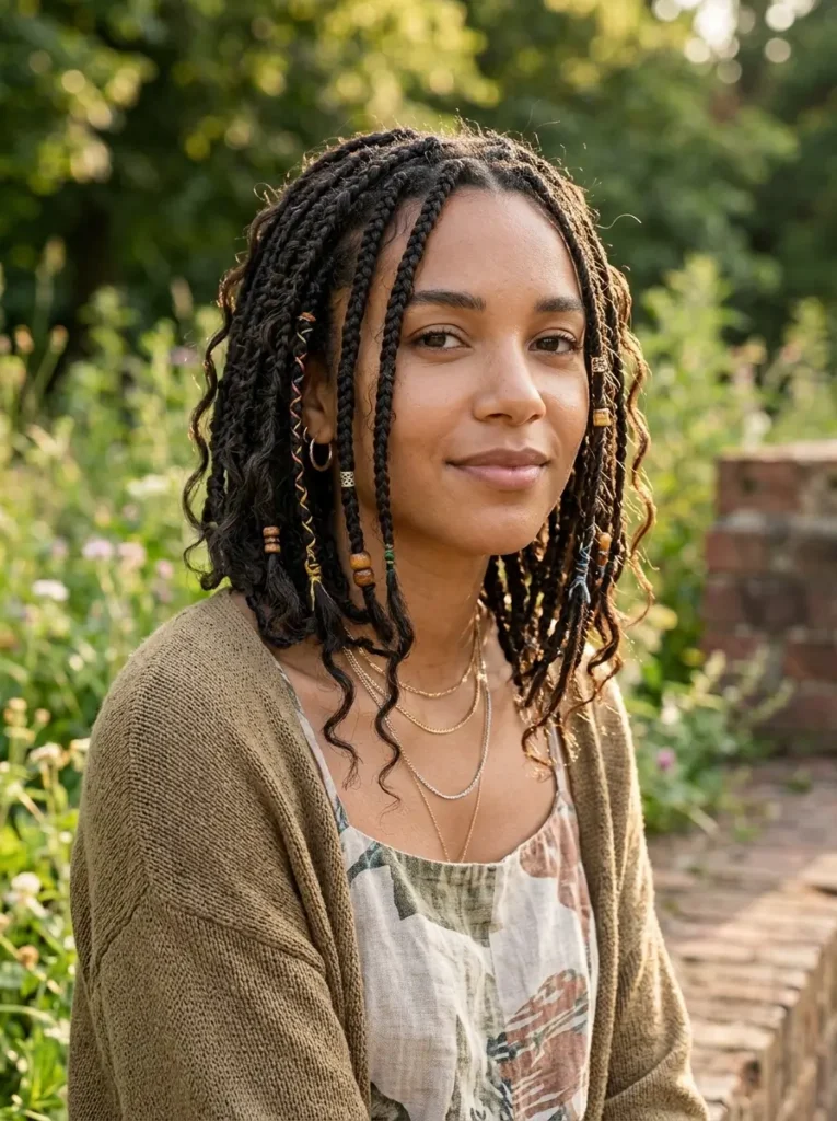 Short Boho Braids