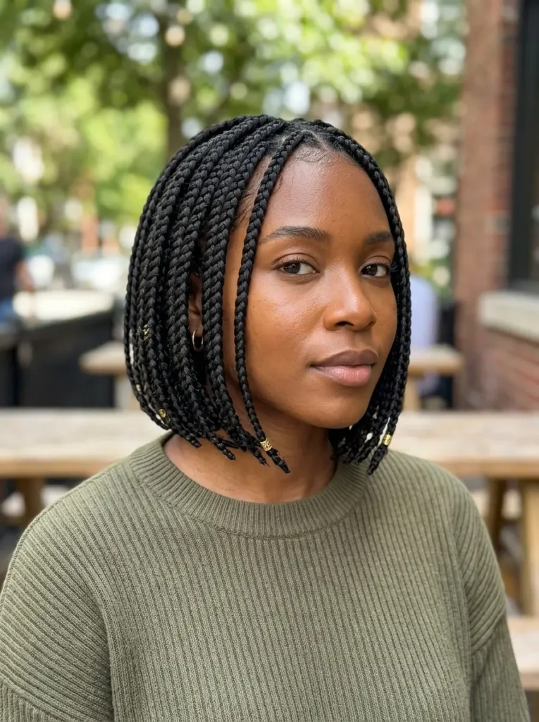 Short Braided Bob