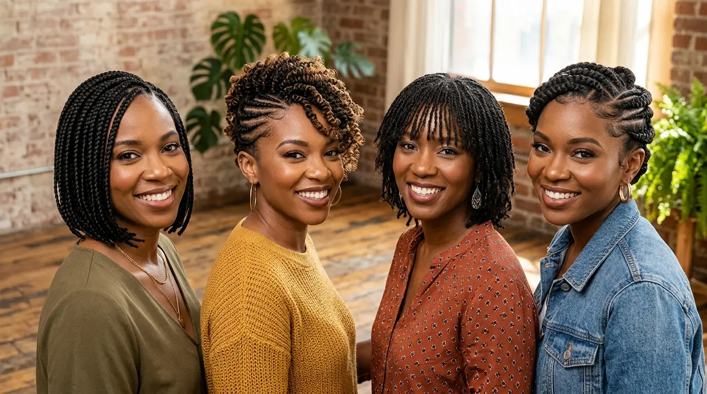 Short Braided Hairstyles for Black Women to Love