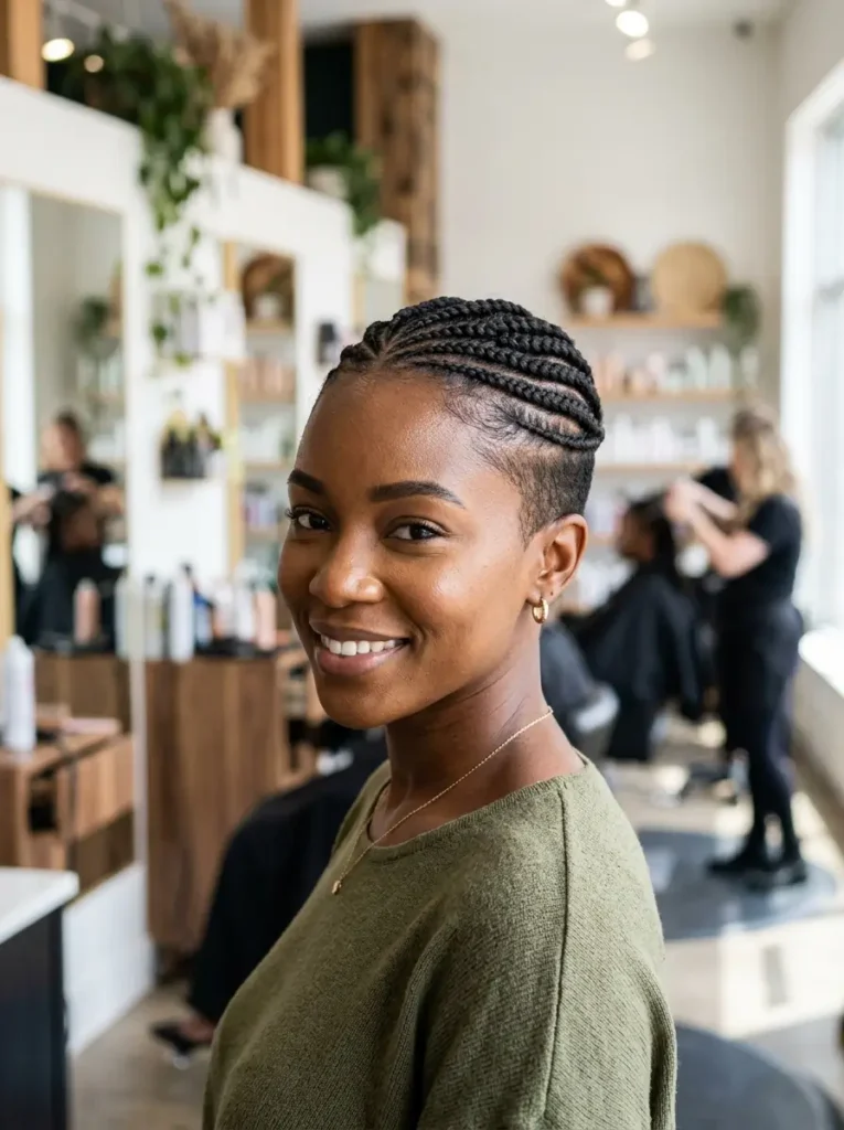 Short Braided Pixie