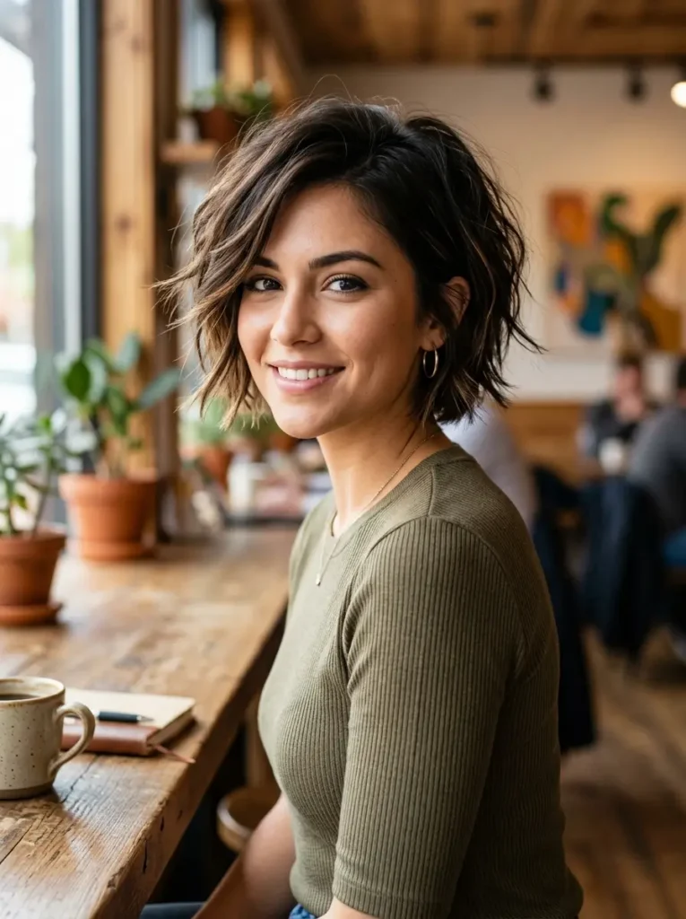Short Choppy Bob