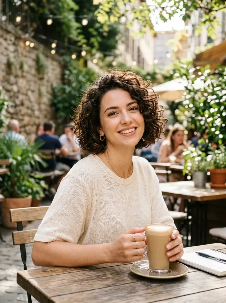 Short Curly Bob