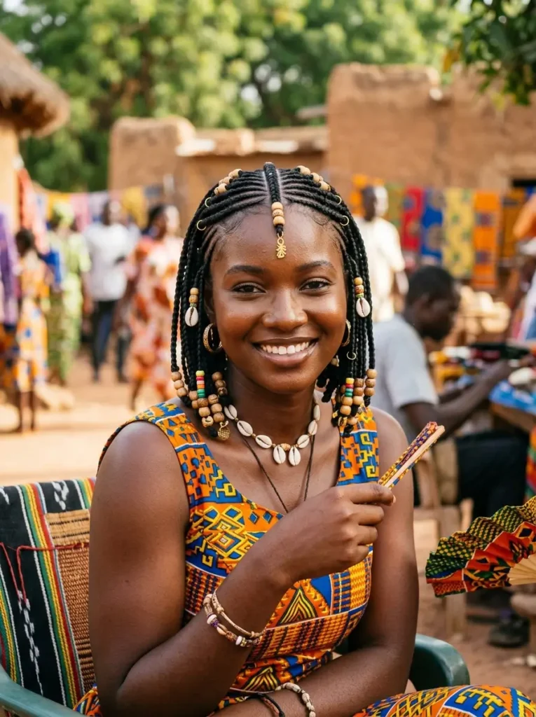Short Fulani Braids