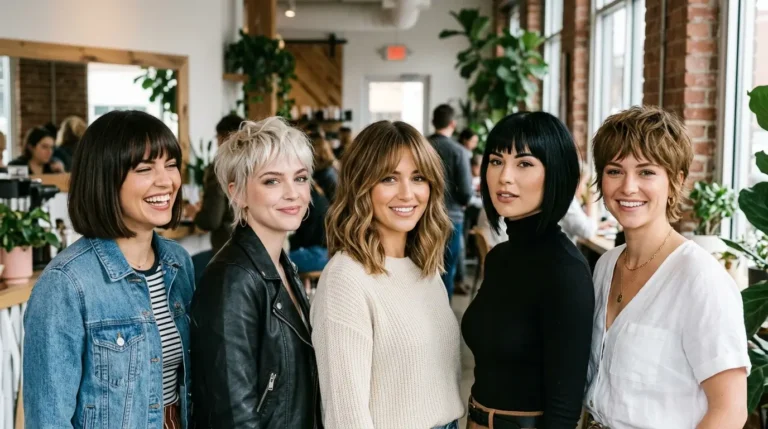 Short Haircuts with Bangs That Look Fresh and Stylish