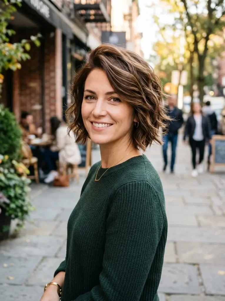 Short Layered Bob