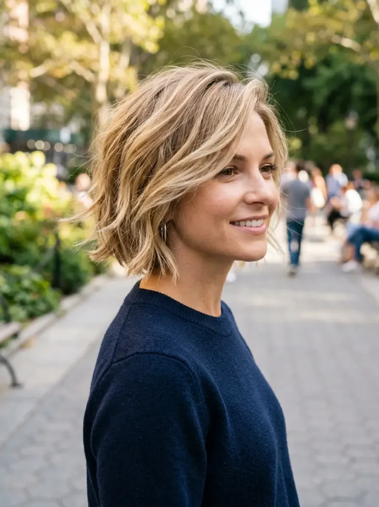 Short Layered Bob