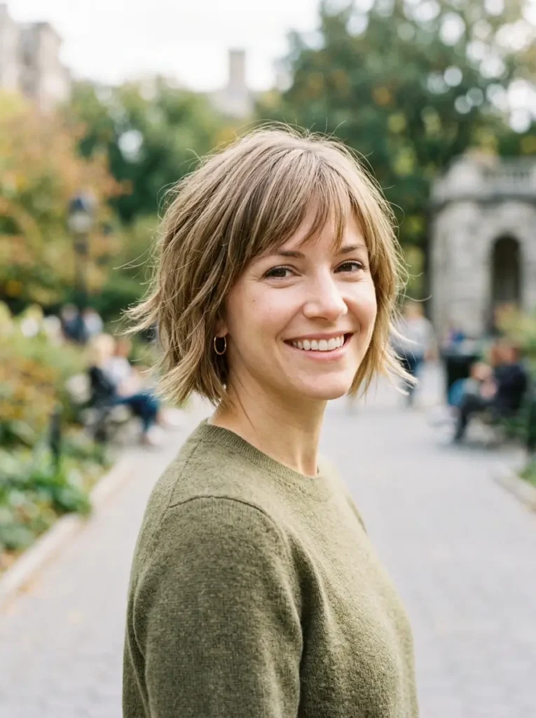 Short Layered Cut for Fine Hair
