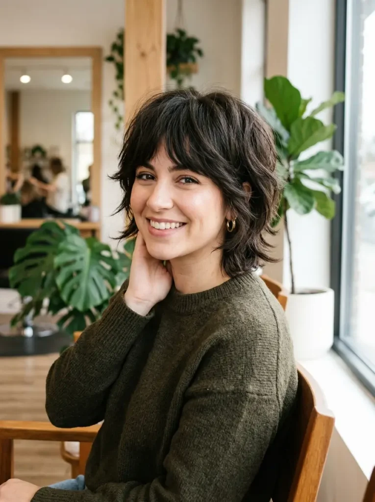 Short Layered Cut for Thick Hair