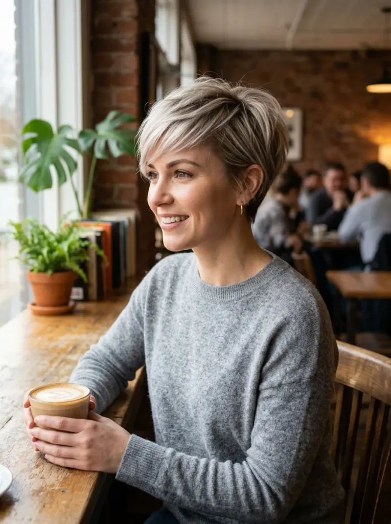 Short Layered Pixie Bob