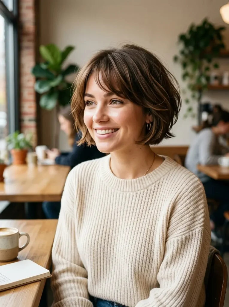 Short Layered Bob