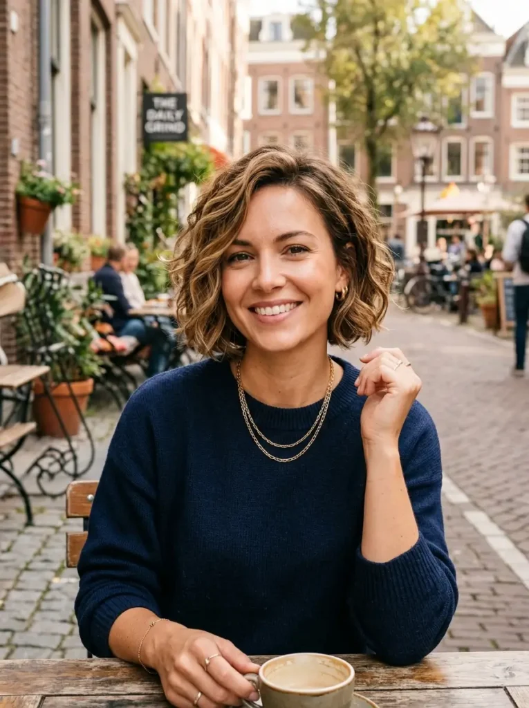 Short Layered Bob