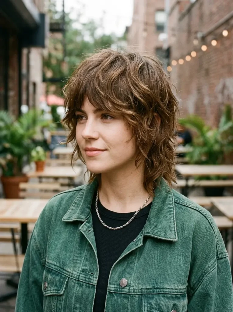 Short Layered Wolf Cut
