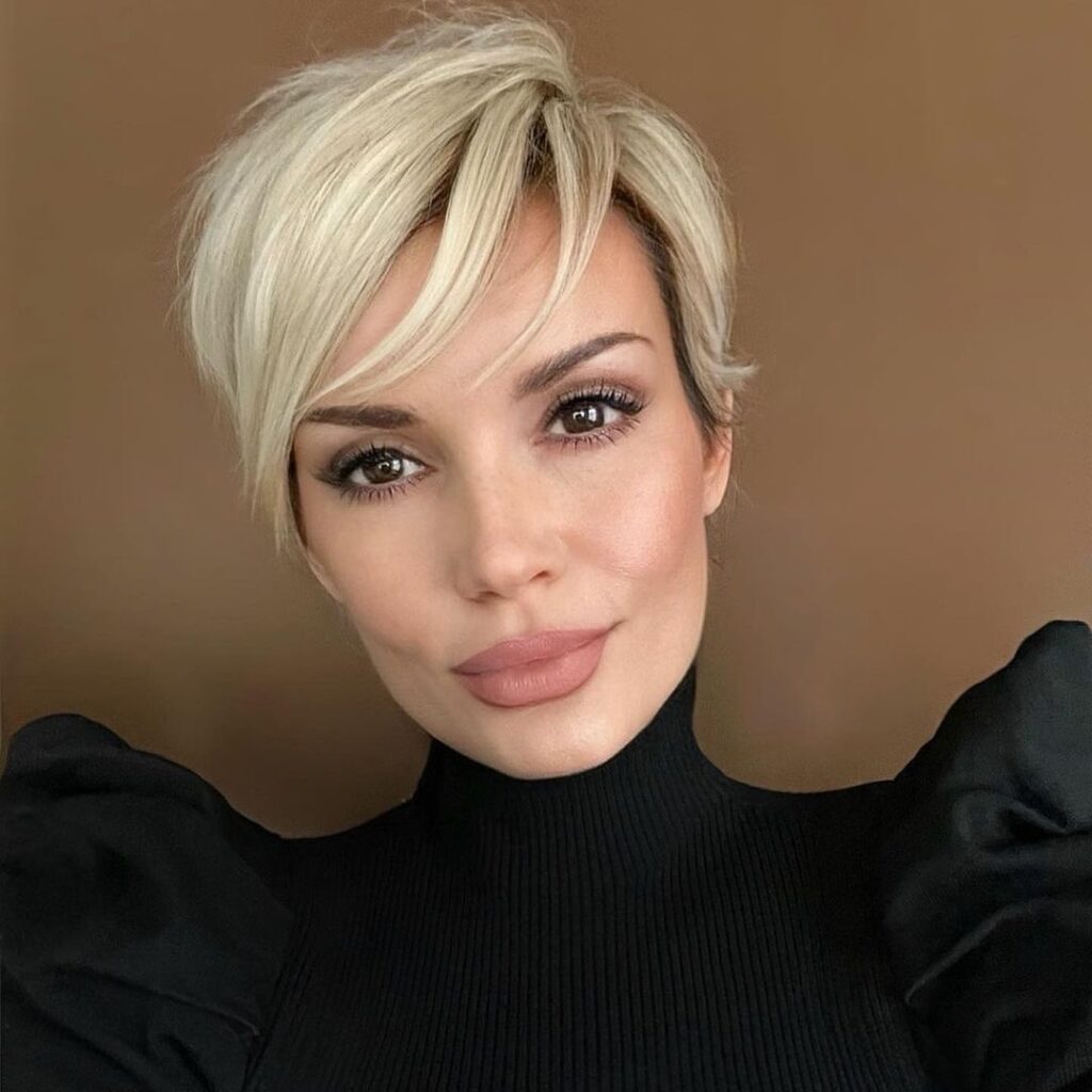 Short Pixie with Side Bangs