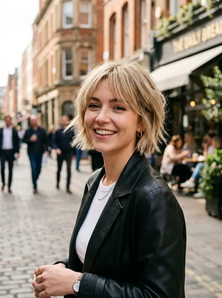 Short Razored Bob