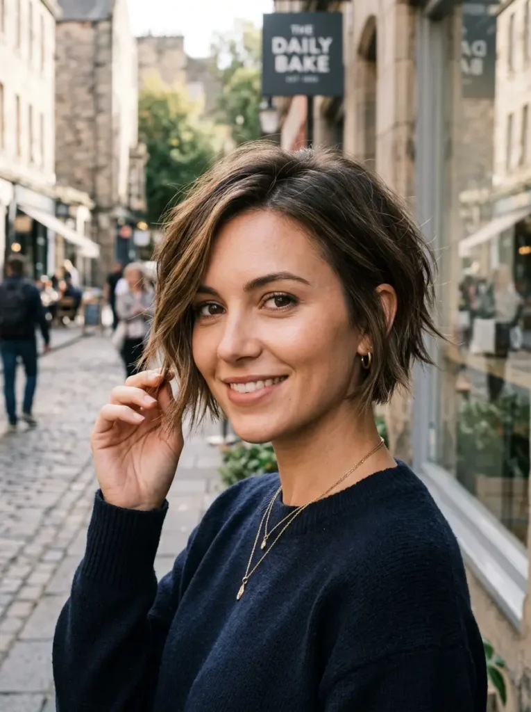Short Razored Bob