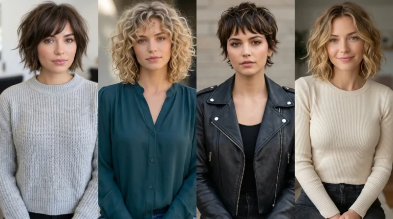 Short Shag Haircut Ideas for Effortless Texture