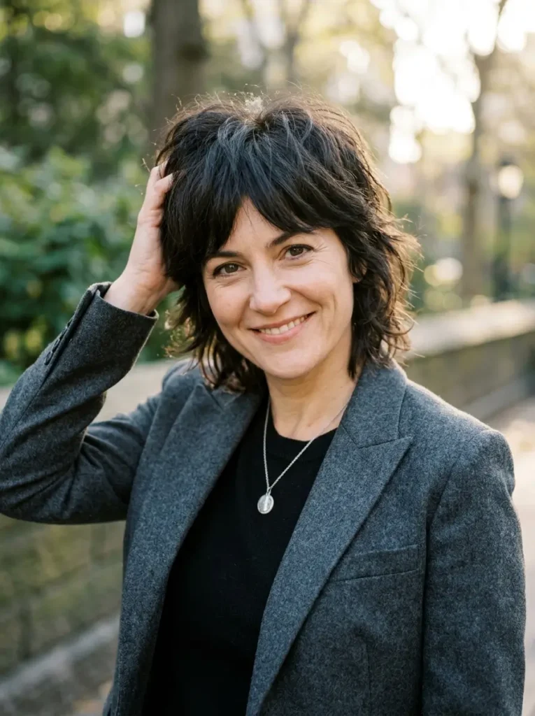Short Shag for Thick Hair