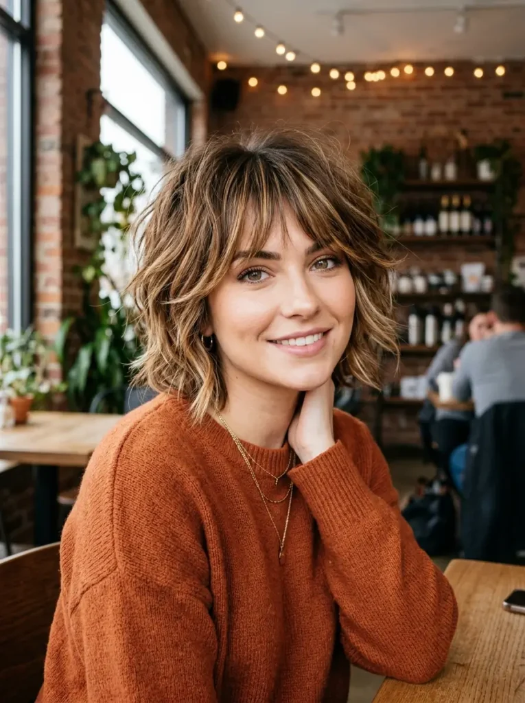 Short Shag with Highlights