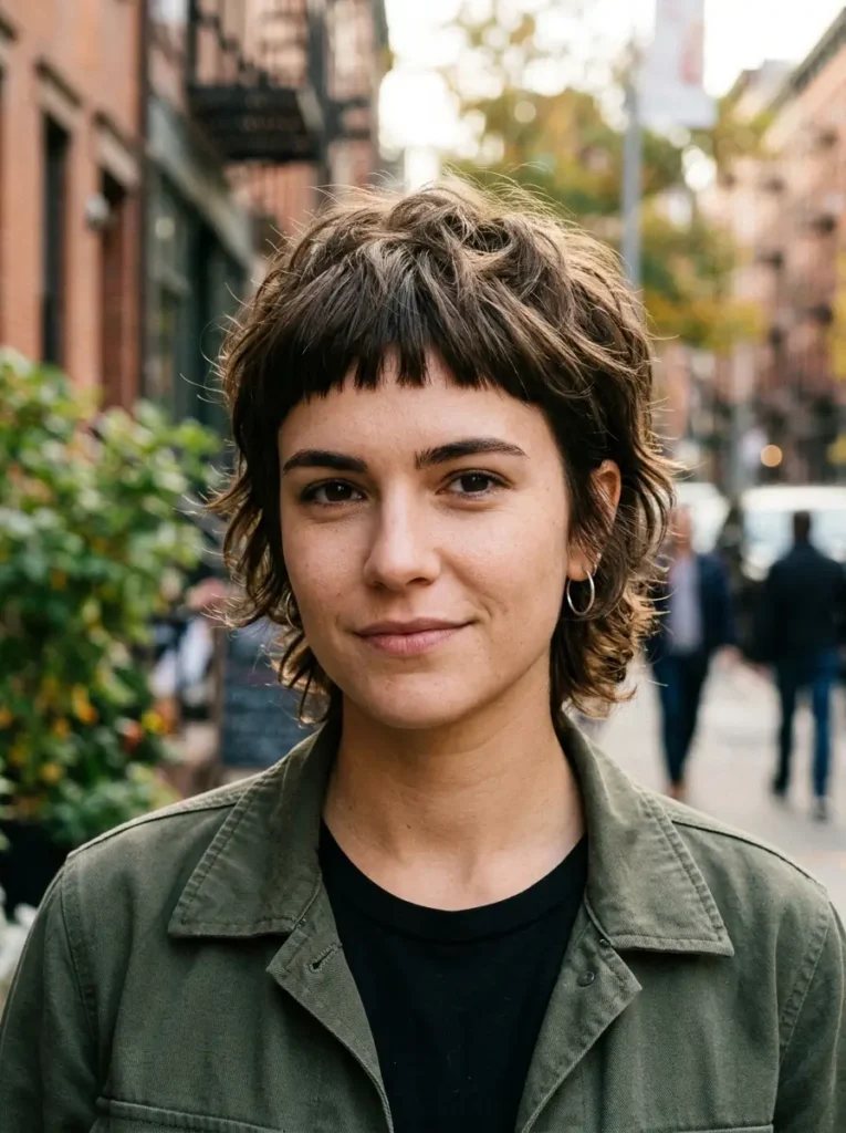 Short Shag with Micro Bangs