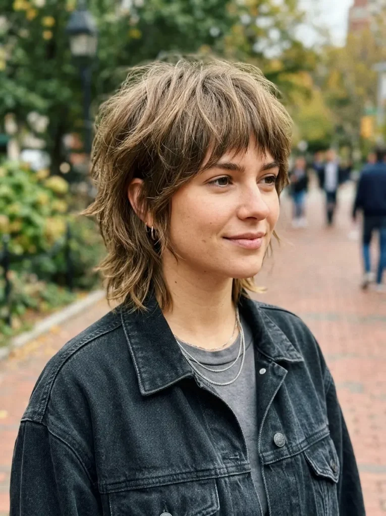 Short Shaggy Wolf Cut
