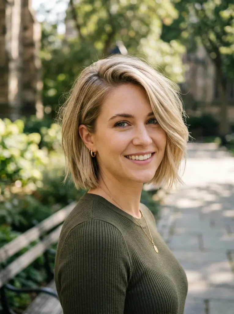 Short Side-Part Bob