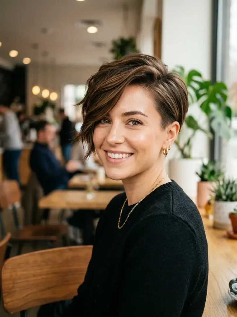 Short Side-Swept Crop