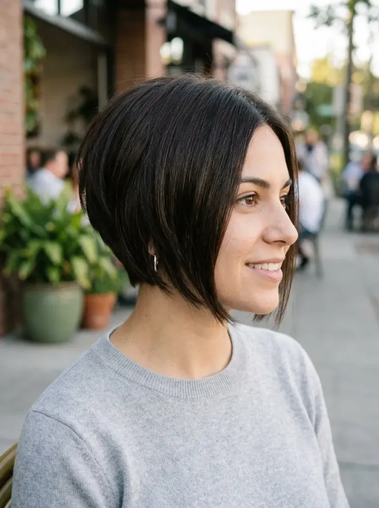 Short Stacked Bob